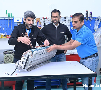 Optimist team at Nalanda I Lab, Delhi